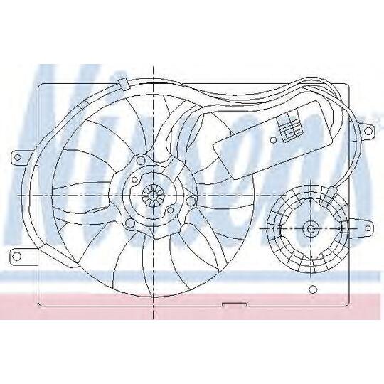 85428 - Ventilaator, mootorijahutus 