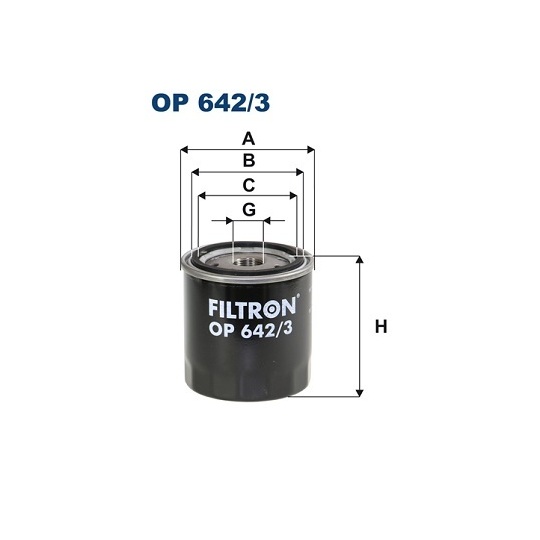 OP 642/3 - Oil filter 