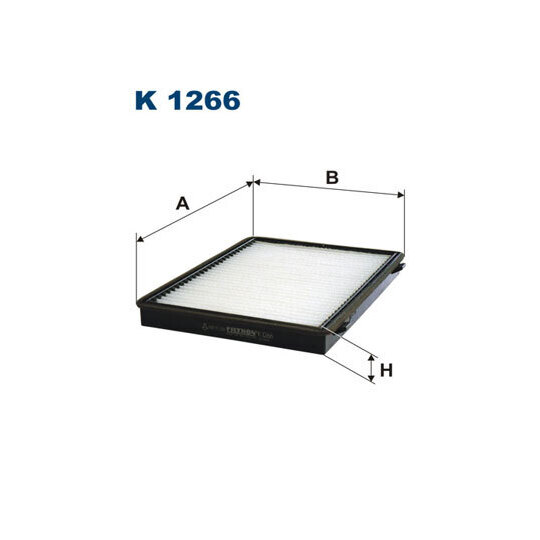 K 1266 - Filter, interior air 