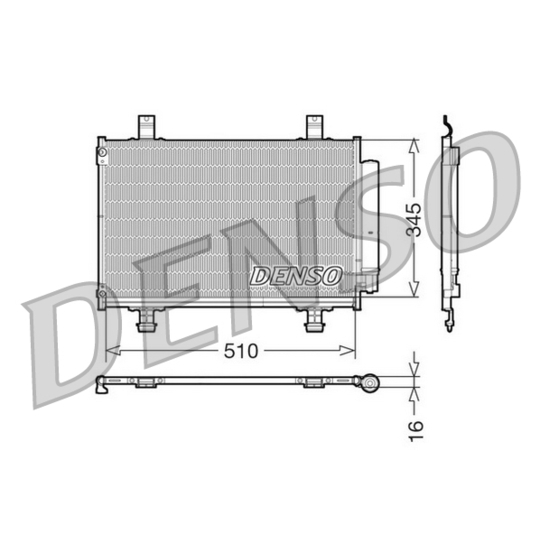 DCN47010 - Condenser, air conditioning 