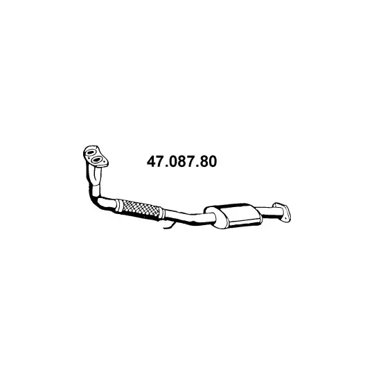 47.087.80 - Front Silencer 