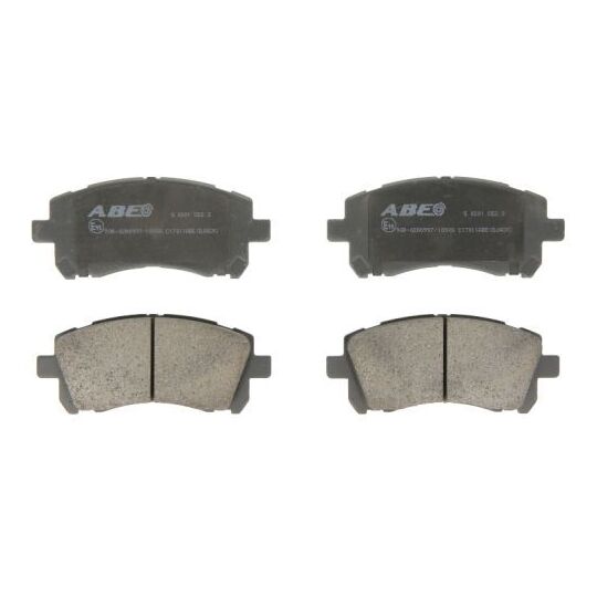 C17011ABE - Brake Pad Set, disc brake 