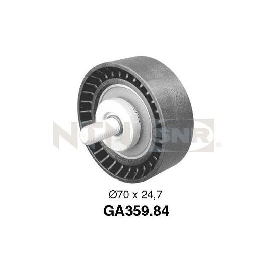 GA359.84 - Deflection/Guide Pulley, v-ribbed belt 
