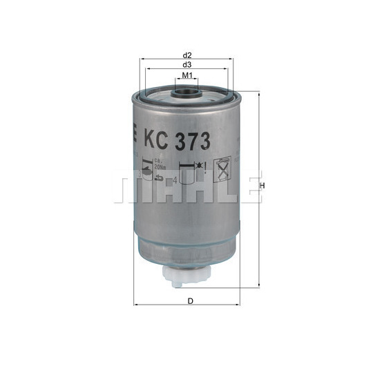 KC 373 - Fuel filter 