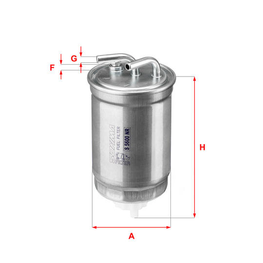 S 5600 NR - Fuel filter 