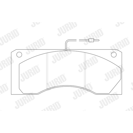 2904409561 - Brake Pad Set, disc brake 