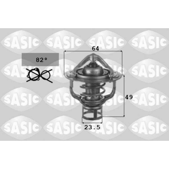 3306044 - Thermostat, coolant 