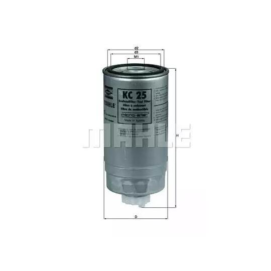 KC 25 - Fuel filter 
