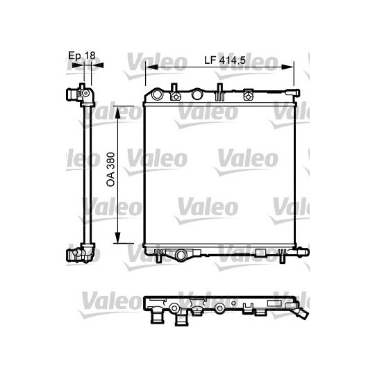 734921 - Radiator, engine cooling 