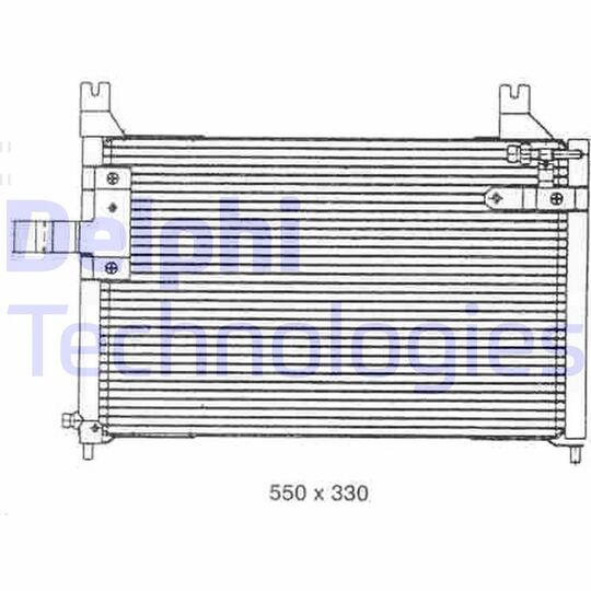 TSP0225301 - Condenser, air conditioning 