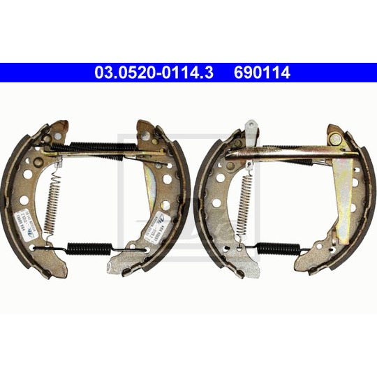 03.0520-0114.3 - Brake Shoe Set 