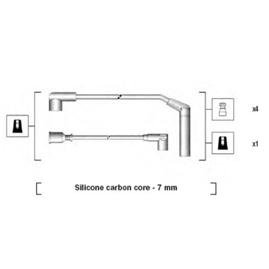 941295040876 - Ignition Cable Kit 