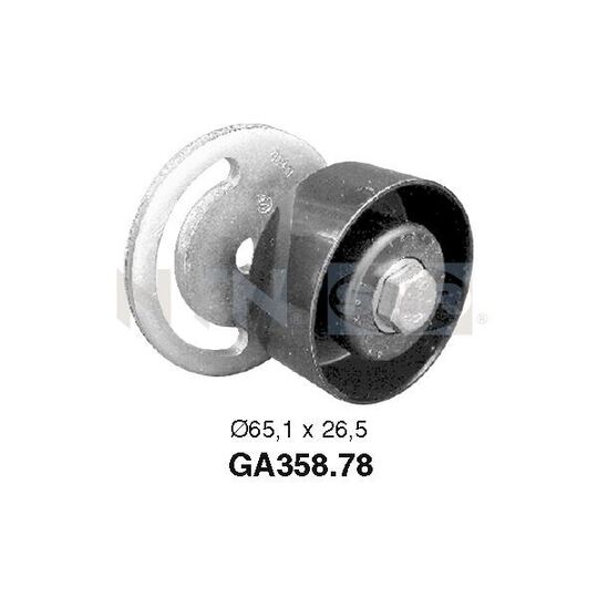 GA358.78 - Tensioner Pulley, v-ribbed belt 