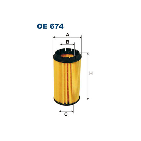OE 674 - Oil filter 