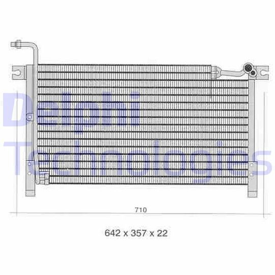 TSP0225347 - Condenser, air conditioning 