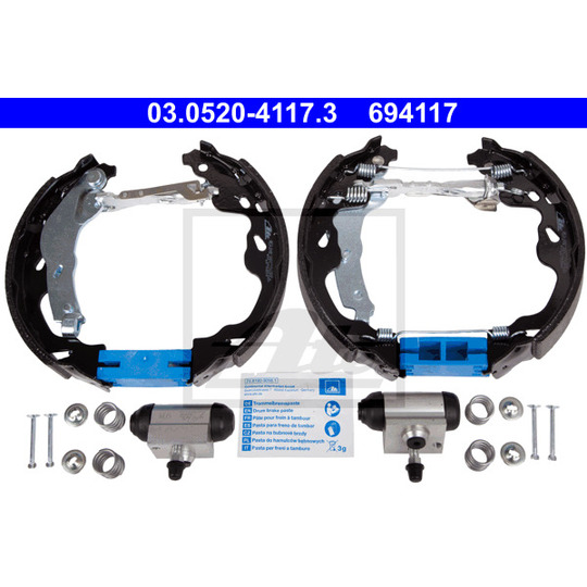 03.0520-4117.3 - Brake Shoe Set 