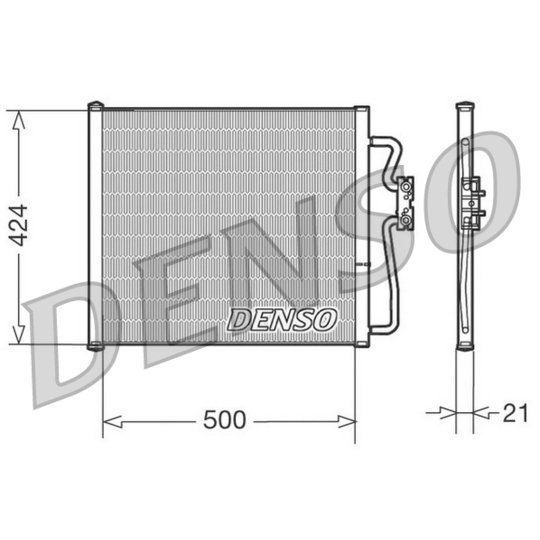 DCN05007 - Condenser, air conditioning 