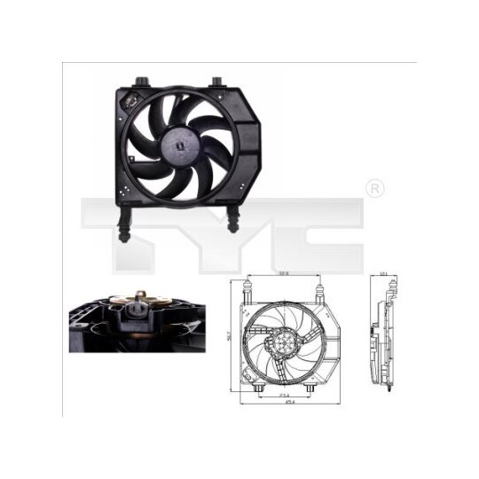 810-0029 - Fan, radiator 