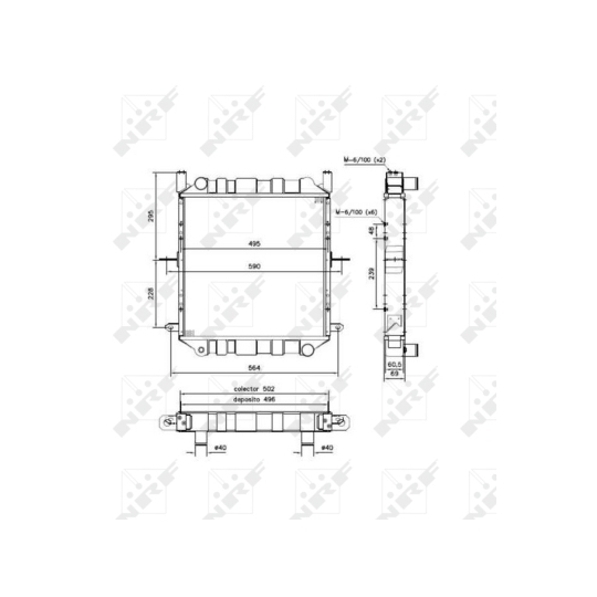 52247 - Radiator, engine cooling 