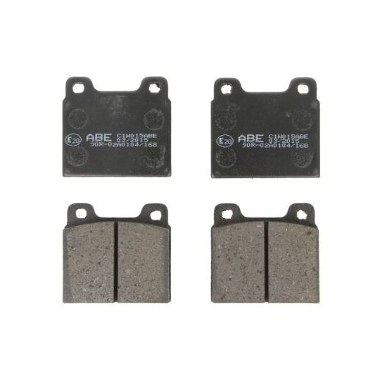 C1W015ABE - Brake Pad Set, disc brake 