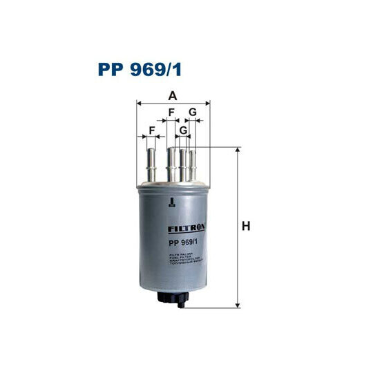 PP 969/1 - Bränslefilter 