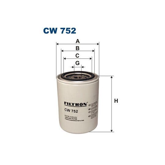 CW 752 - Coolant filter 
