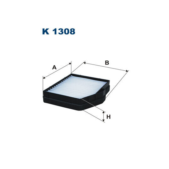 K 1308 - Filter, interior air 