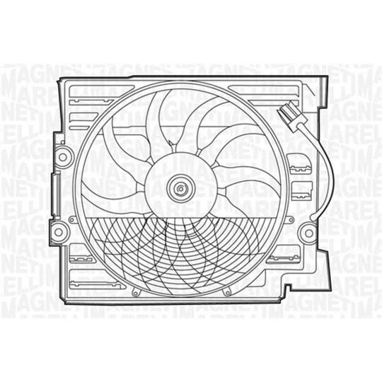 069422276010 - Fan, radiator 
