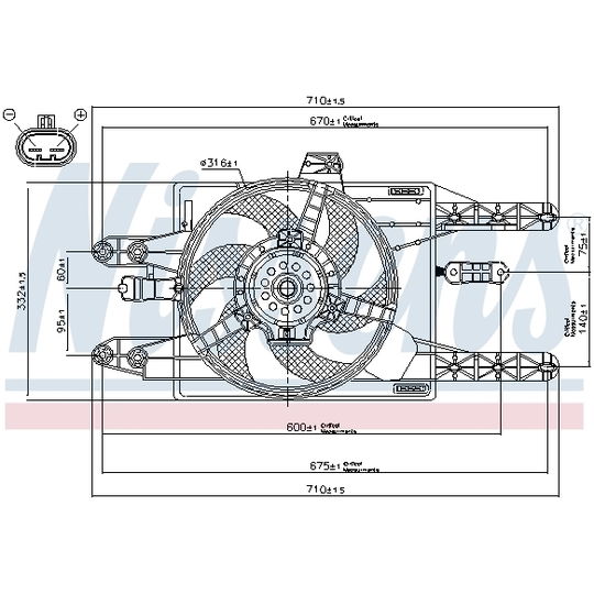 85142 - Fan, radiator 