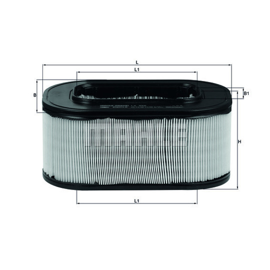 LX 558 - Air filter 