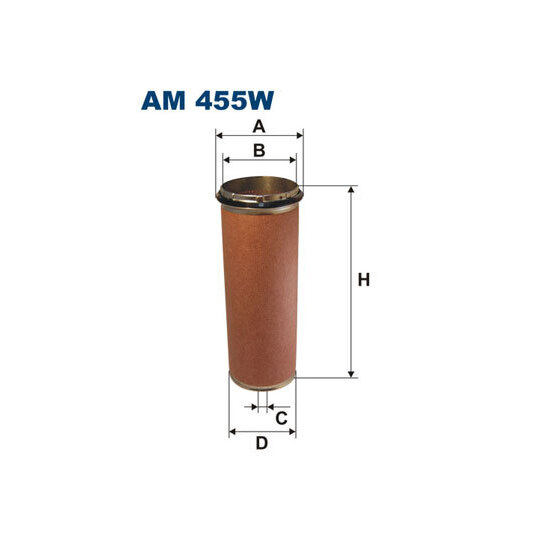 AM 455W - Toisioilmasuodatin 