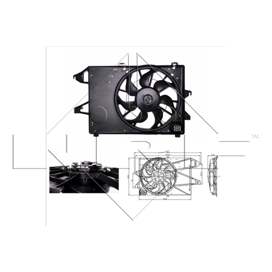 47005 - Fan, radiator 