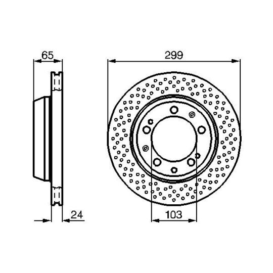 0 986 478 595 - Brake Disc 