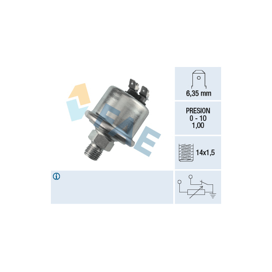 14980 - Sensor, oljetryck 