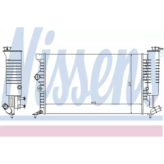 61388 - Radiator, engine cooling 