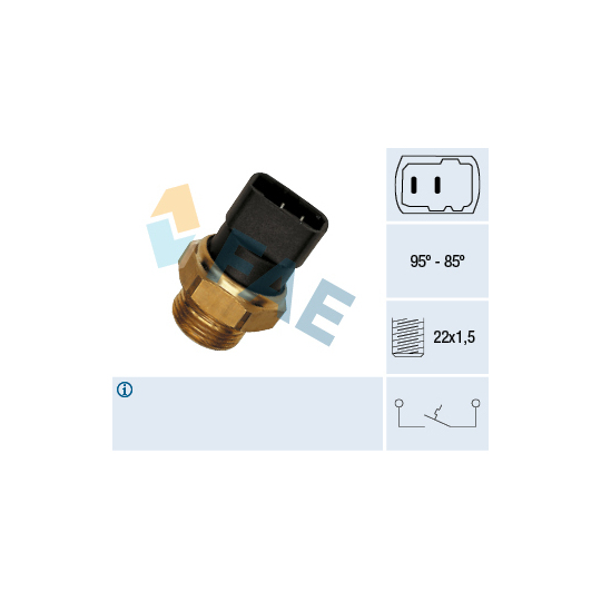 37210 - Temperature Switch, radiator fan 