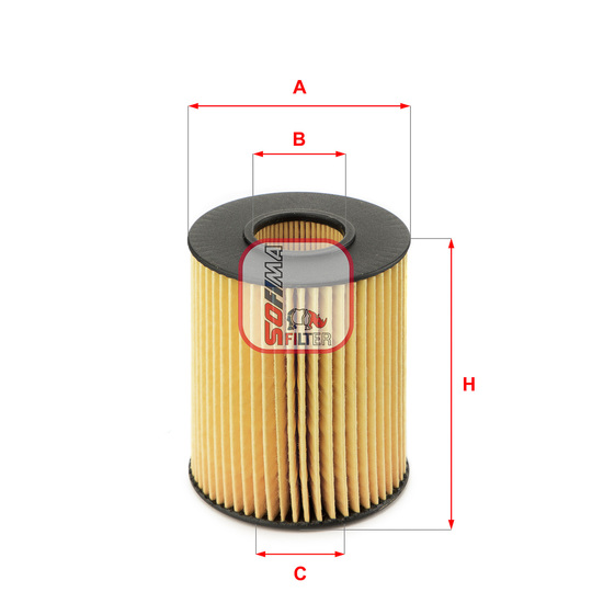 S 5077 PE - Oil filter 
