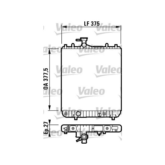 732719 - Radiator, engine cooling 