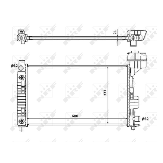 54718 - Radiator, engine cooling 