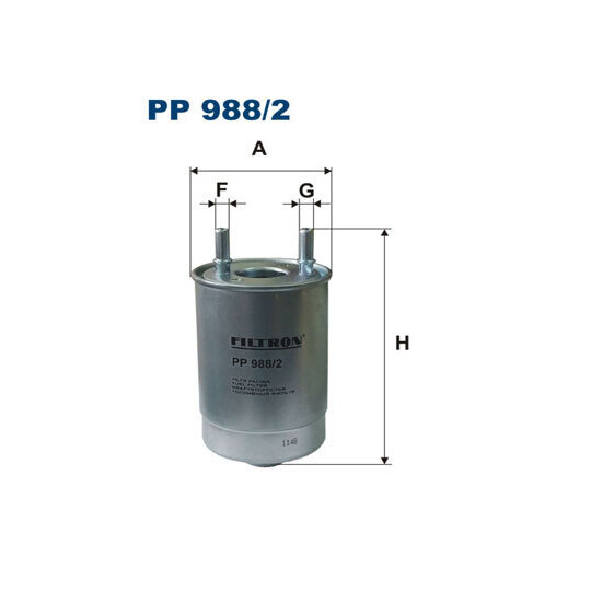 PP 988/2 - Bränslefilter 