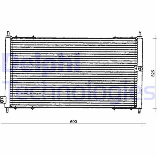 TSP0225031 - Condenser, air conditioning 