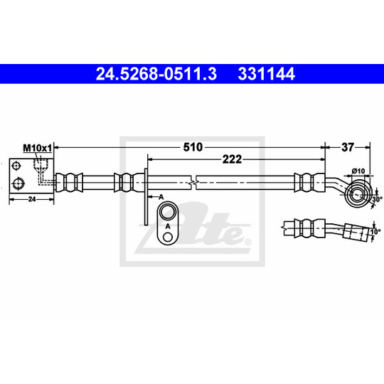 24.5268-0511.3 - Pidurivoolik 