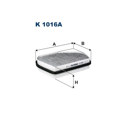 K 1016A - Filter, kupéventilation 