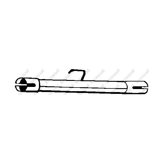 713-411 - Exhaust pipe 