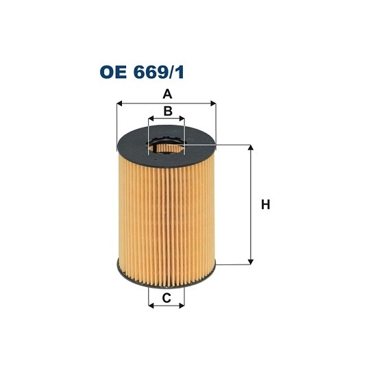 OE 669/1 - Oil filter 