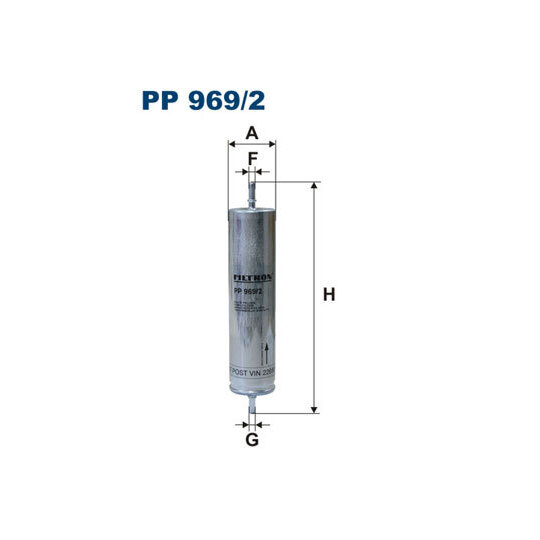 PP 969/2 - Fuel filter 