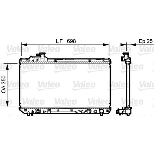 734466 - Radiator, engine cooling 