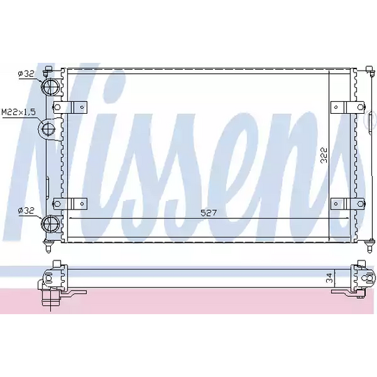 63995A - Radiaator, mootorijahutus 