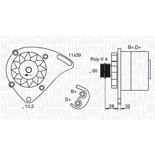 063321760010 - Alternator 