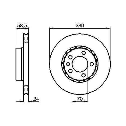 0 986 478 326 - Brake Disc 